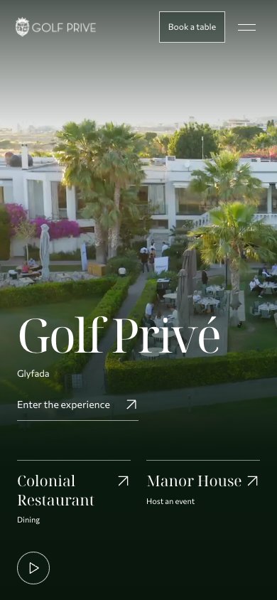 Golf Privé · Homepage · After